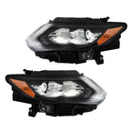 Right+Left Headlight For 2017-20 Nissan Rogue SL Hybrid Sport LED
