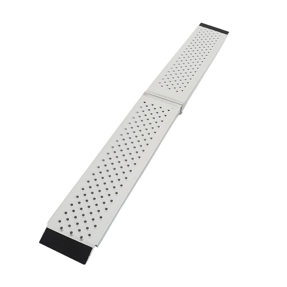 76"×8.3" Motorcycle Aluminum Folding Loading Ramp 600 lbs ATV UTV Tractors Quads