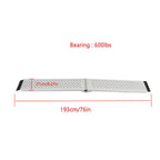 76"×8.3" Motorcycle Aluminum Folding Loading Ramp 600 lbs ATV UTV Tractors Quads