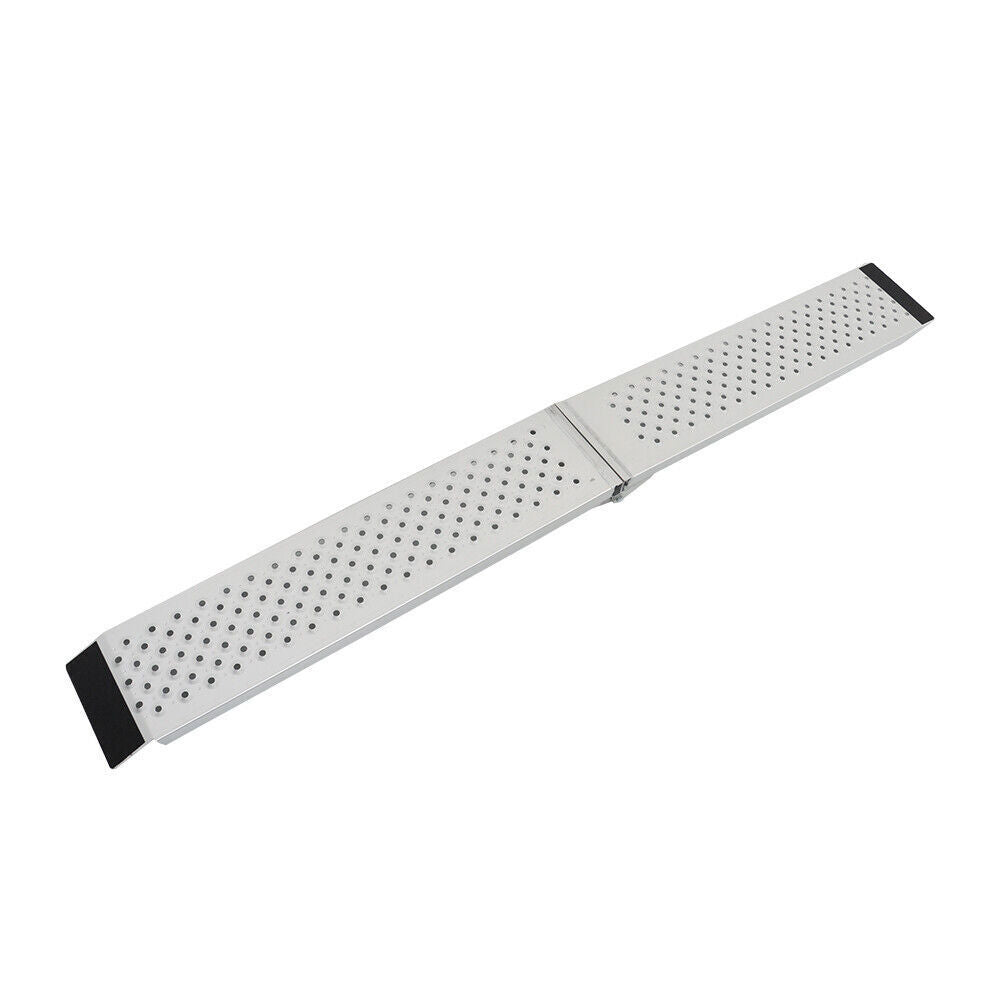 76"×8.3" Motorcycle Aluminum Folding Loading Ramp 600 lbs ATV UTV Tractors Quads