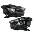 Left+Right Headlight For 2021-2024 Jeep Grand Cherokee LED Type Black