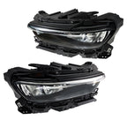 Left+Right Headlight For 2021-2024 Jeep Grand Cherokee LED Type Black