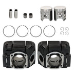 Set For Yamaha Rd350 Cylinder Rebuild Kit Pistons Rings Pins 1973-75 Us/Uk