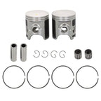 Set For Yamaha Rd350 Cylinder Rebuild Kit Pistons Rings Pins 1973-75 Us/Uk