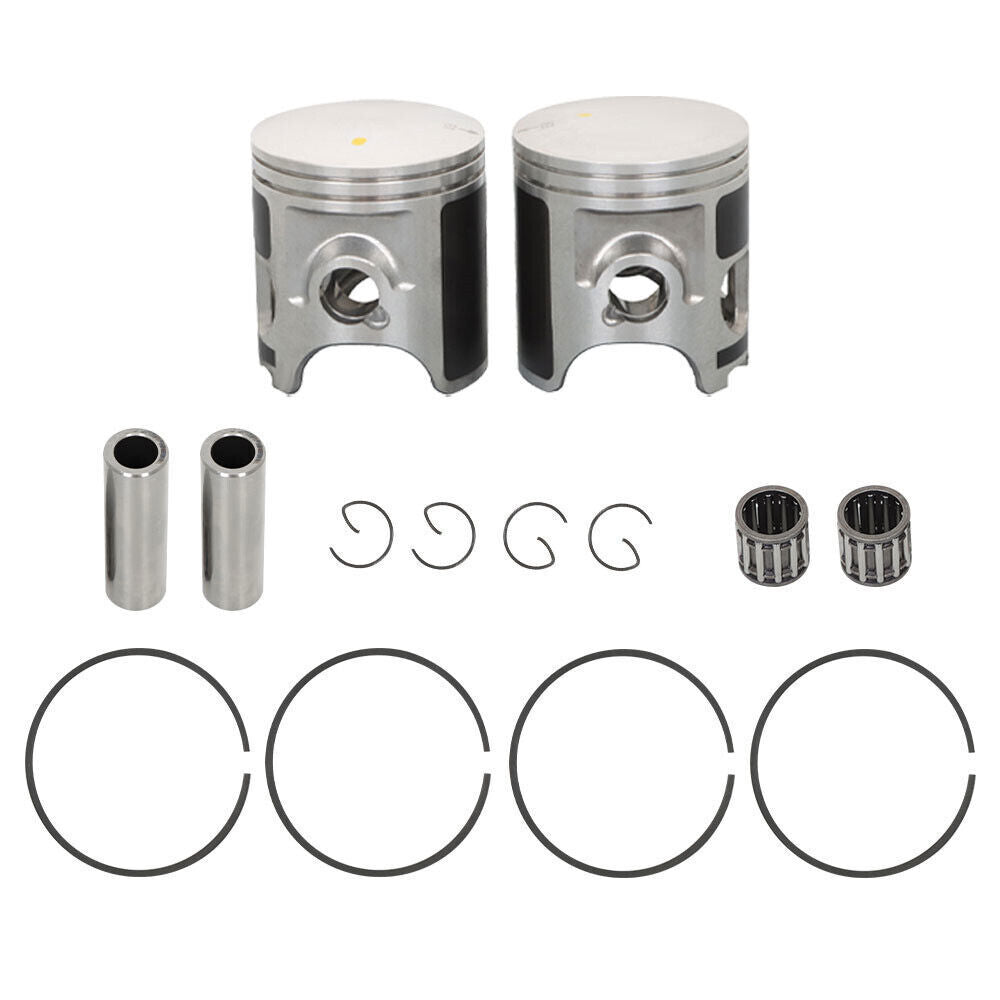 Set For Yamaha Rd350 Cylinder Rebuild Kit Pistons Rings Pins 1973-75 Us/Uk