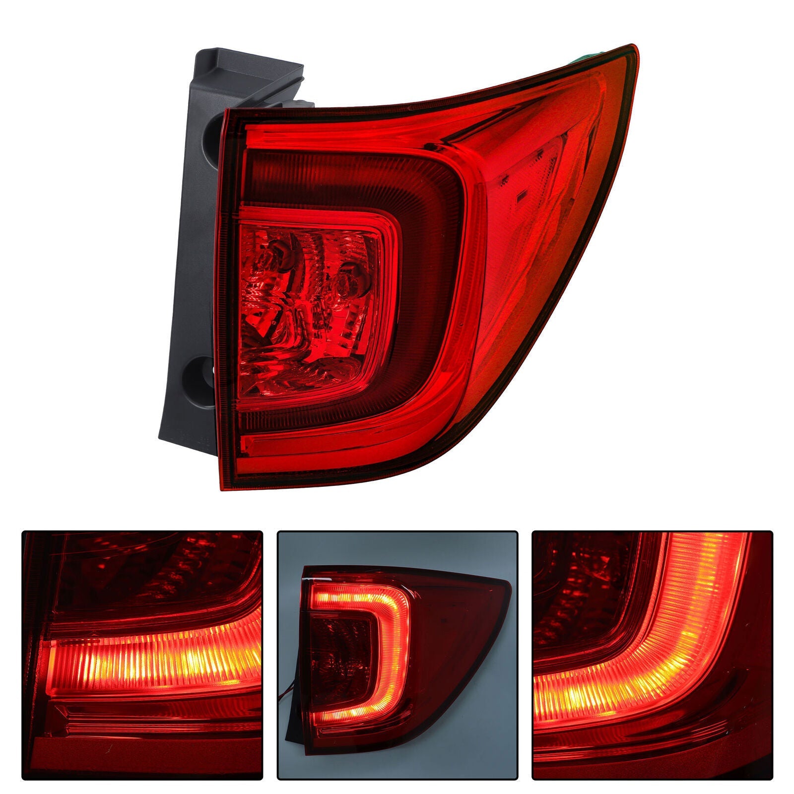 Right Tail Light For 2016-18 Honda Pilot/2022-2023 Passport EX-L Elite LED Type