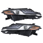 Left+Right Headlight For 2021 2022 Toyota Camry XSE XLE Full LED Black