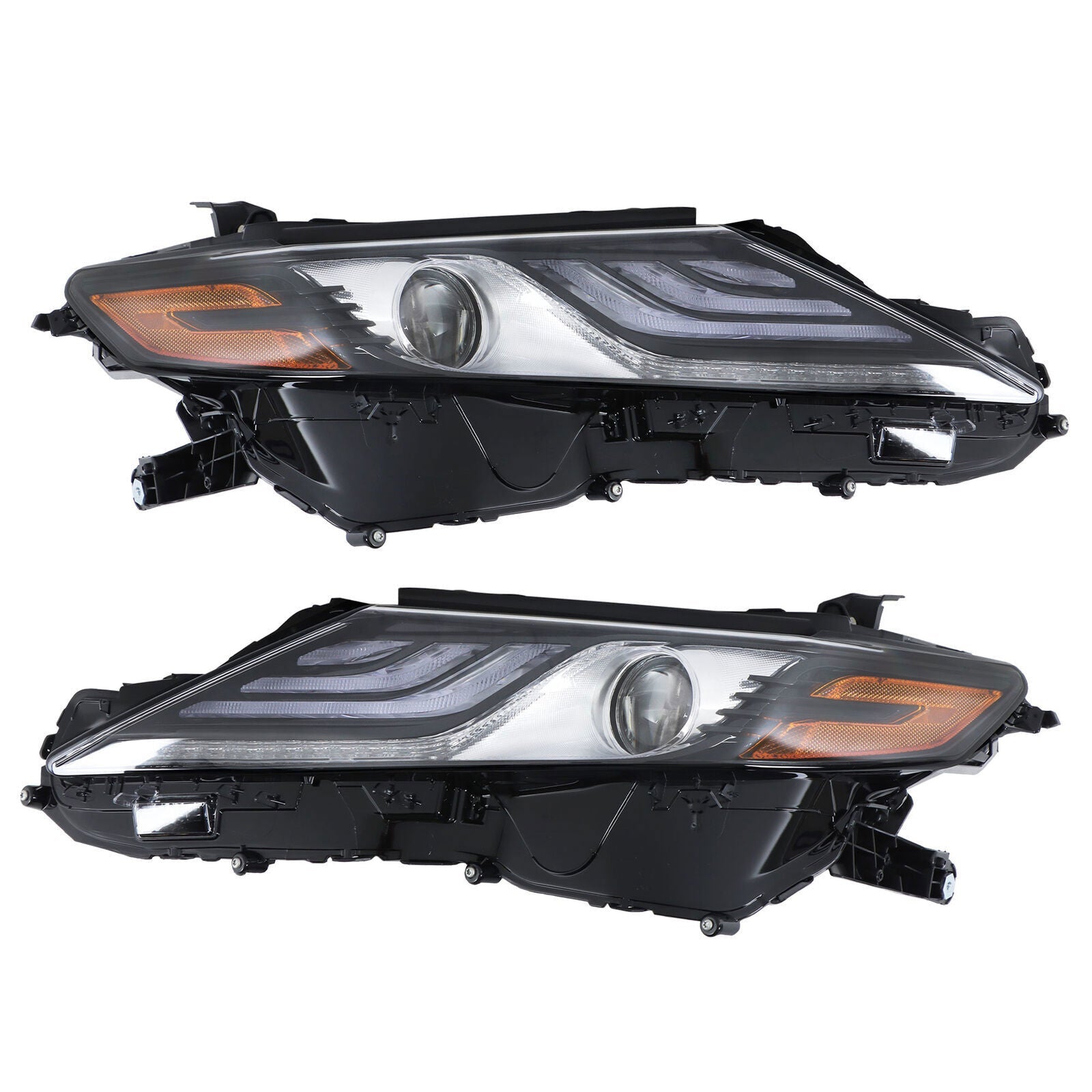 Left+Right Headlight For 2021 2022 Toyota Camry XSE XLE Full LED Black