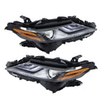 Left+Right Headlight For 2021 2022 Toyota Camry XSE XLE Full LED Black
