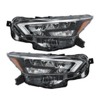 Right+Left Headlight Assy For 2020-2021 Nissan Versa S SR SV Full LED