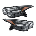 Right+Left Headlight Assy For 2020-2021 Nissan Versa S SR SV Full LED