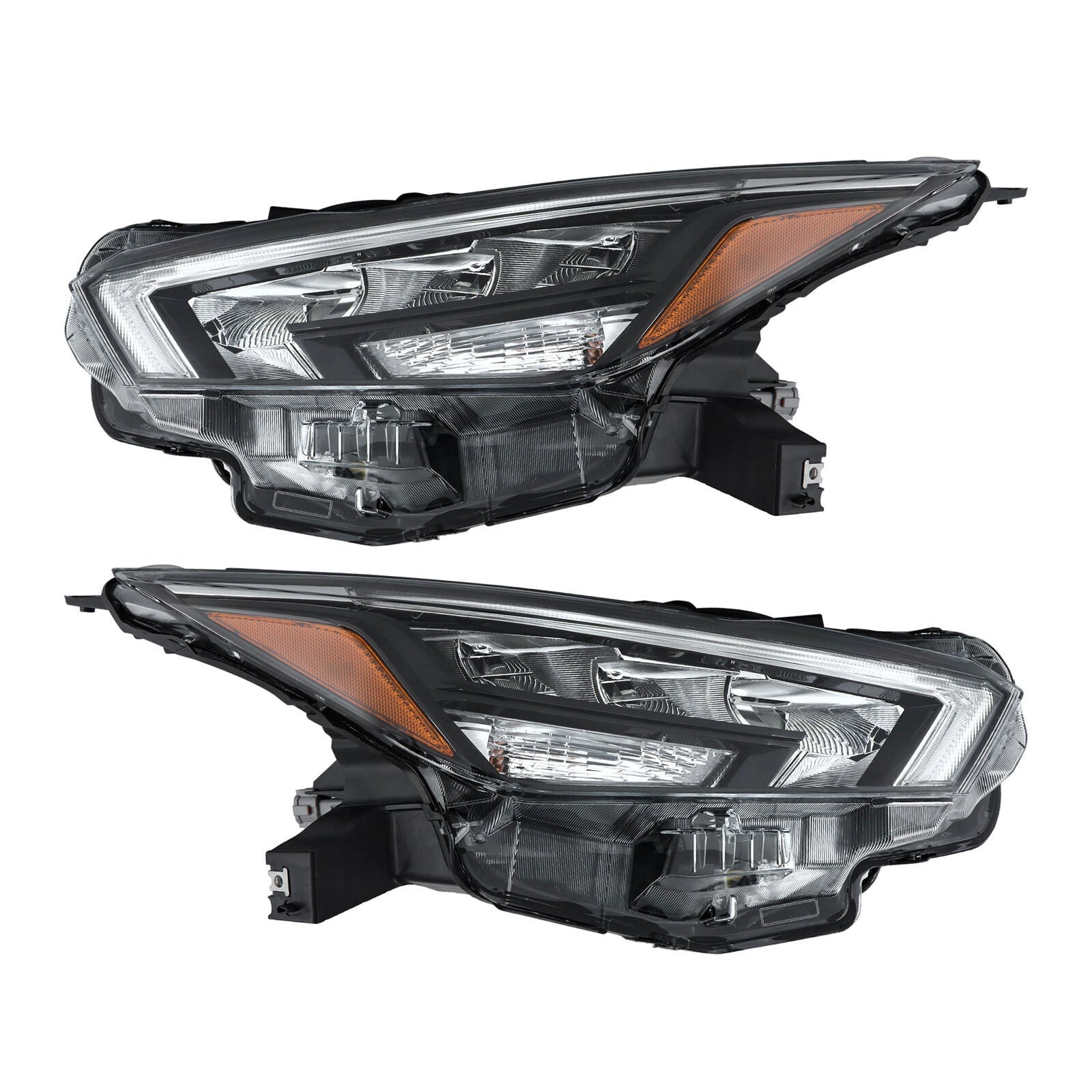 Right+Left Headlight Assy For 2020-2021 Nissan Versa S SR SV Full LED