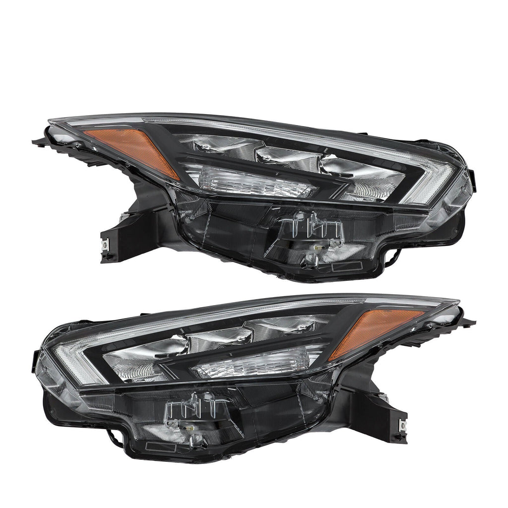 Right+Left Headlight Assy For 2020-2021 Nissan Versa S SR SV Full LED