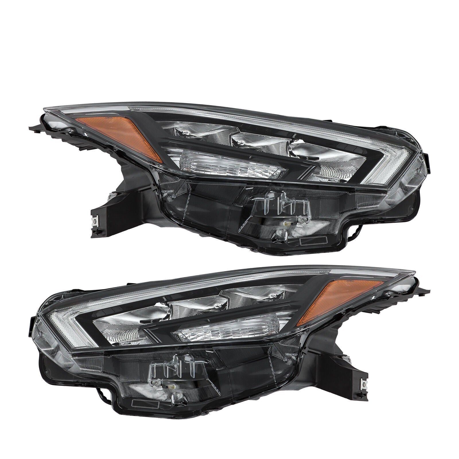 Right+Left Headlight Assy For 2020-2021 Nissan Versa S SR SV Full LED
