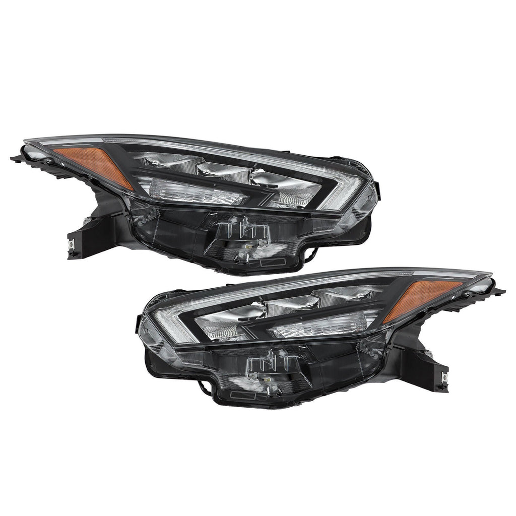 Right+Left Headlight Assy For 2020-2021 Nissan Versa S SR SV Full LED