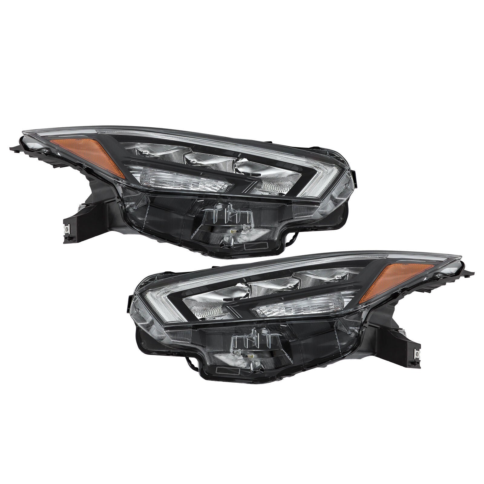 Right+Left Headlight Assy For 2020-2021 Nissan Versa S SR SV Full LED