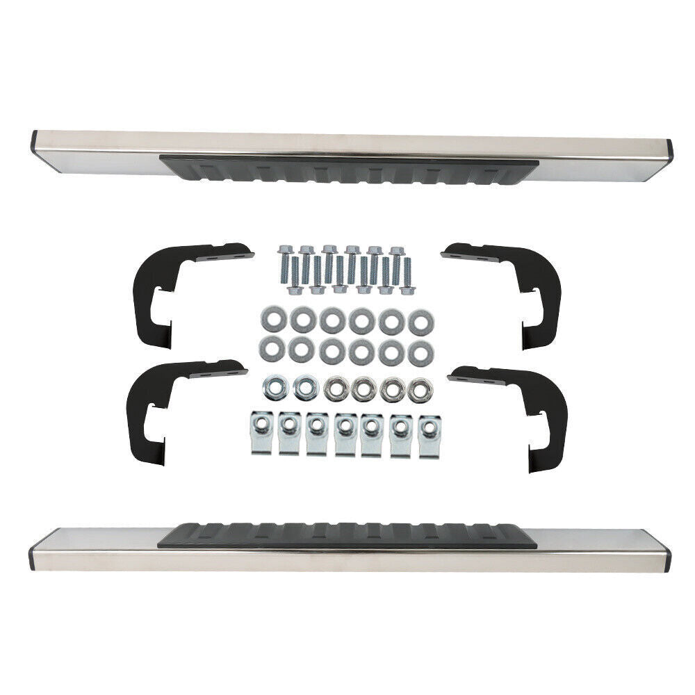 Cab 6" Running Boards Side Step Nerf Bar For 2007-2018 Silverado Regular