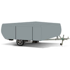 8-10 FT Trailers Waterproof RV Trailer Cover For Folding Pop Up Camper