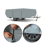 8-10 FT Trailers Waterproof RV Trailer Cover For Folding Pop Up Camper