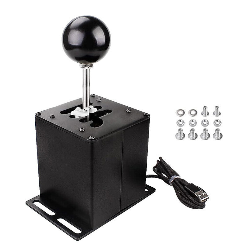 PC USB H Gear Shifter 6+R Game Fit For Logitech G29 G27 G25 G920 T300RS/GT
