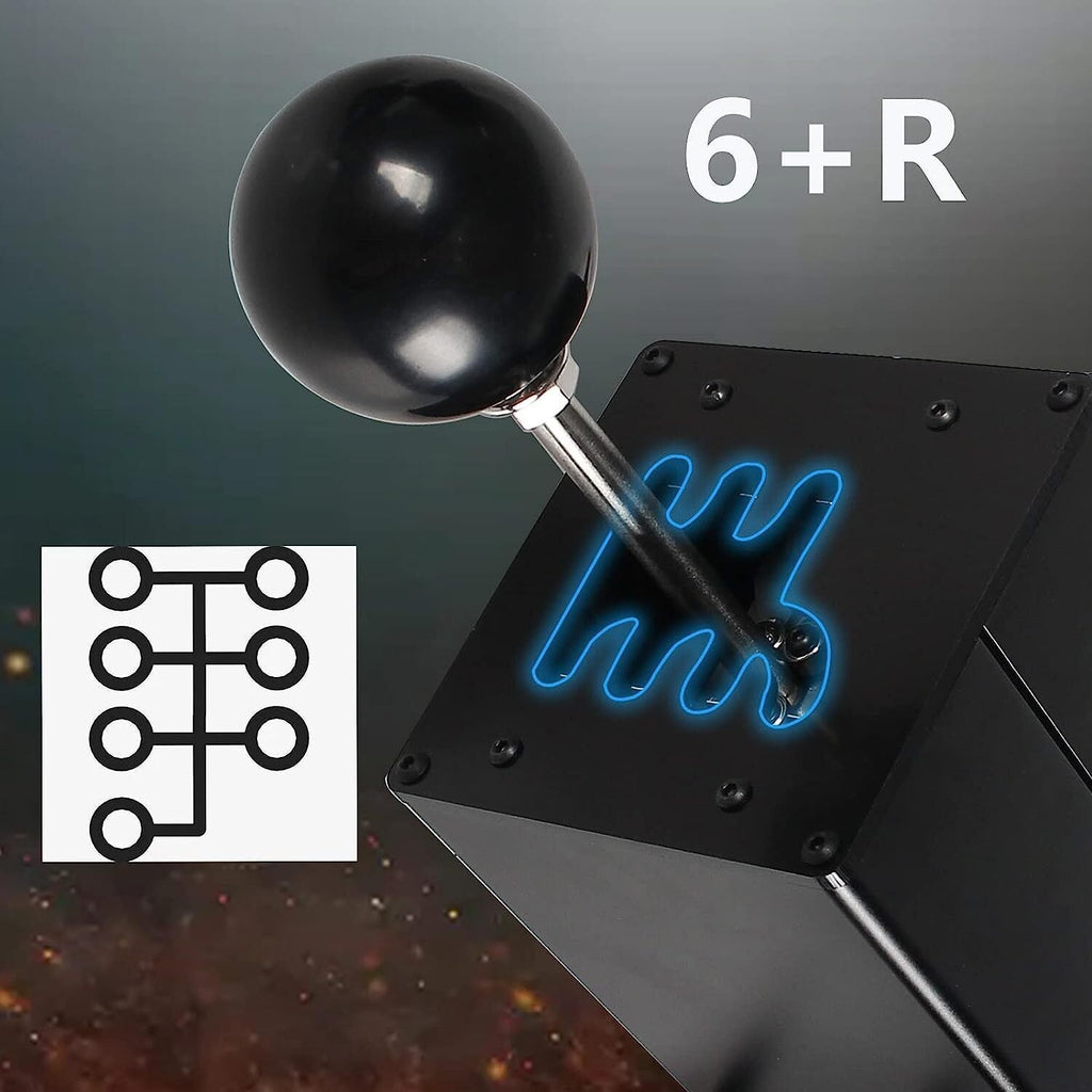 PC USB H Gear Shifter 6+R Game Fit For Logitech G29 G27 G25 G920 T300RS/GT