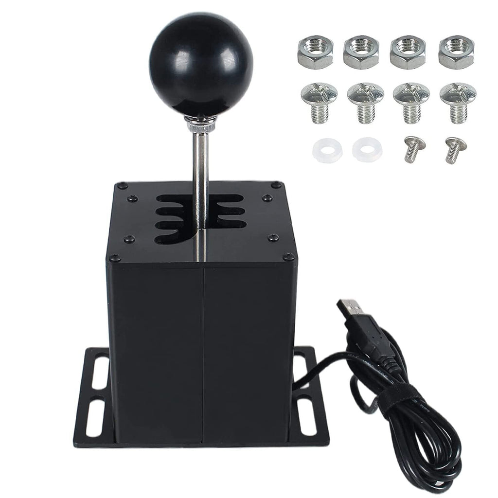 PC USB H Gear Shifter 6+R Game Fit For Logitech G29 G27 G25 G920 T300RS/GT