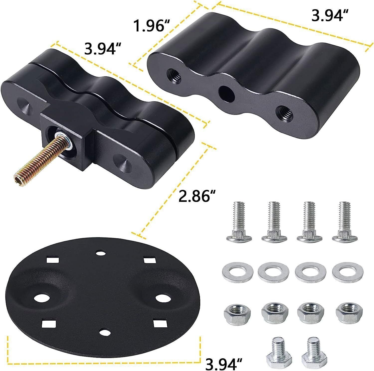 2PCS Pack Mount Lock with Keys for RotopaX LOX-PM Fuel Pack / Storage Box
