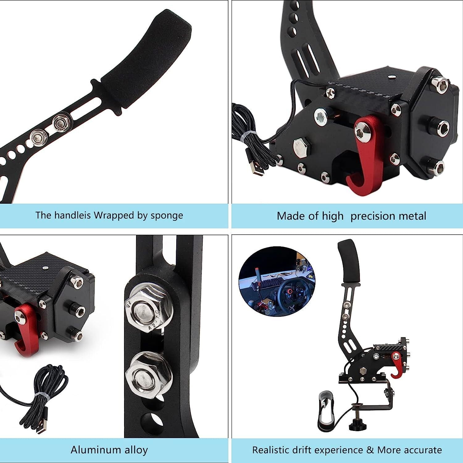 Racing Game Simulator Shifter 6+R H Gear for G29/G27/G25/G920 T300RS/GT