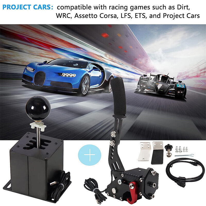 Racing Game Simulator Shifter 6+R H Gear for G29/G27/G25/G920 T300RS/GT