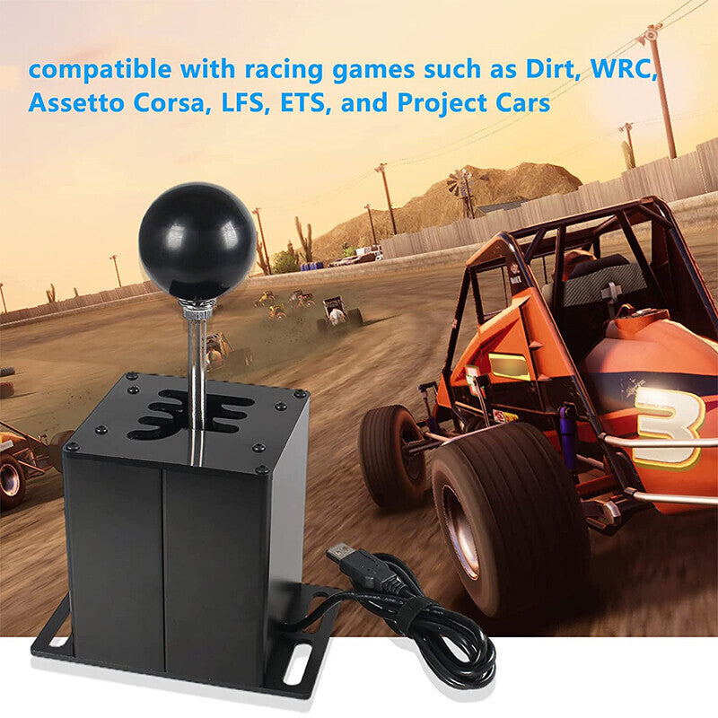 PC USB H Gear Shifter Sim Racing Game For Logitech G29 G27 G25 G920 T300RS/GT