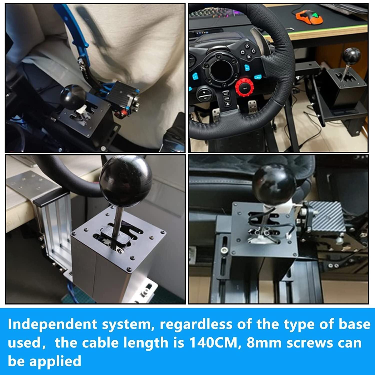 PC USB H Gear Shifter Sim Racing Game For Logitech G29 G27 G25 G920 T300RS/GT