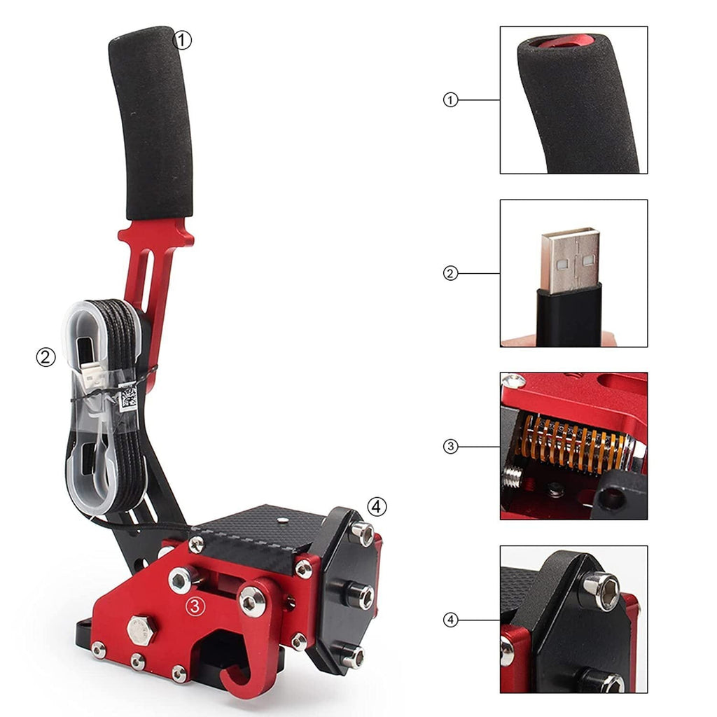 For Racing Games G27/G29 T500 FANATECOSW DIRT RALLY 64Bit PC USB Handbrake SIM R