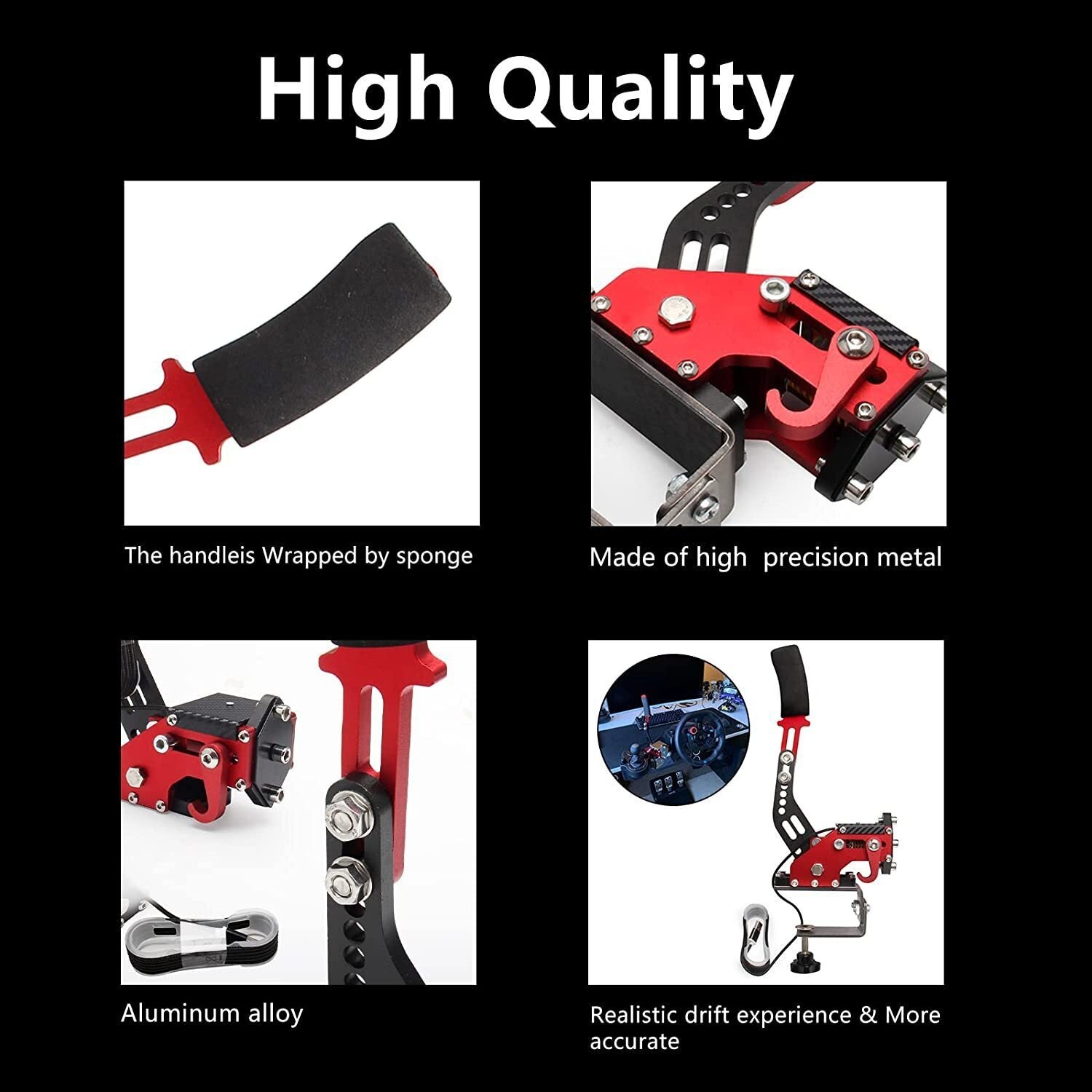 For Racing Games G27/G29 T500 FANATECOSW DIRT RALLY 64Bit PC USB Handbrake SIM R