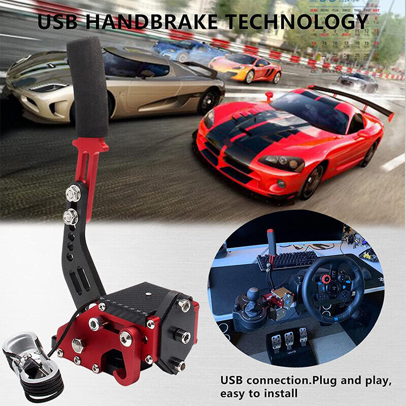 For Racing Games G27/G29 T500 FANATECOSW DIRT RALLY 64Bit PC USB Handbrake SIM R