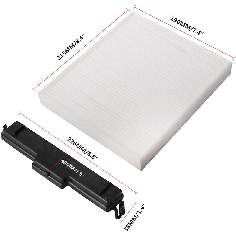 Cabin Air Filter and Filter Access Door for Dodge Ram 1500 2500 3500 Replacement