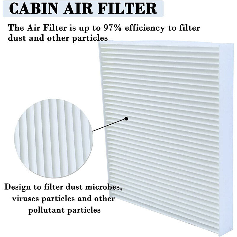Cabin Air Filter and Filter Access Door for Dodge Ram 1500 2500 3500 Replacement