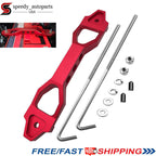 NEW BILLET ALUMINUM CAR BATTERY TIE DOWN MOUNT BRACKET BRACE BAR & J bolts