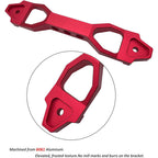 NEW BILLET ALUMINUM CAR BATTERY TIE DOWN MOUNT BRACKET BRACE BAR & J bolts