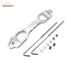 Car Battery Tie Down Bracket With Stainless Steel J bolts Hold Down Sets Sliver