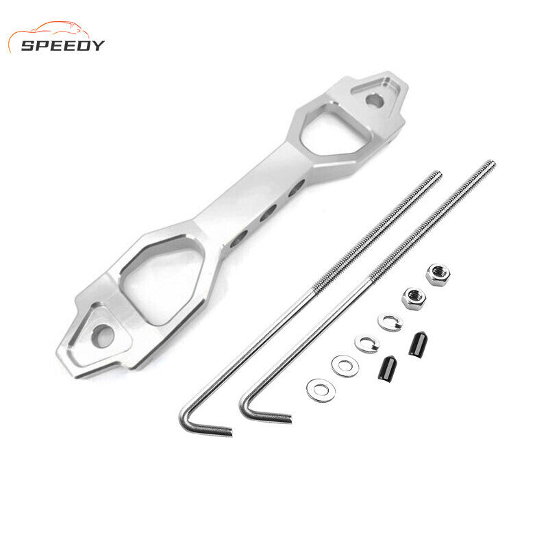 Car Battery Tie Down Bracket With Stainless Steel J bolts Hold Down Sets Sliver