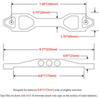 Car Battery Tie Down Bracket With Stainless Steel J bolts Hold Down Sets Sliver