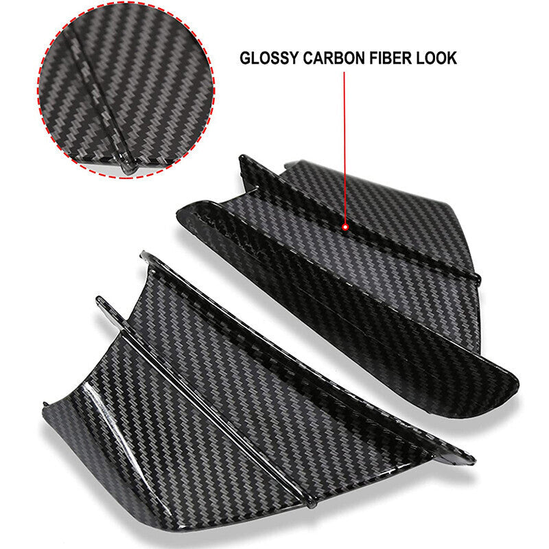 Motorcycle Aerodynamic Fixed Wind Wing Kit Spoiler Fits For Yamaha R15 R25 R3 R6