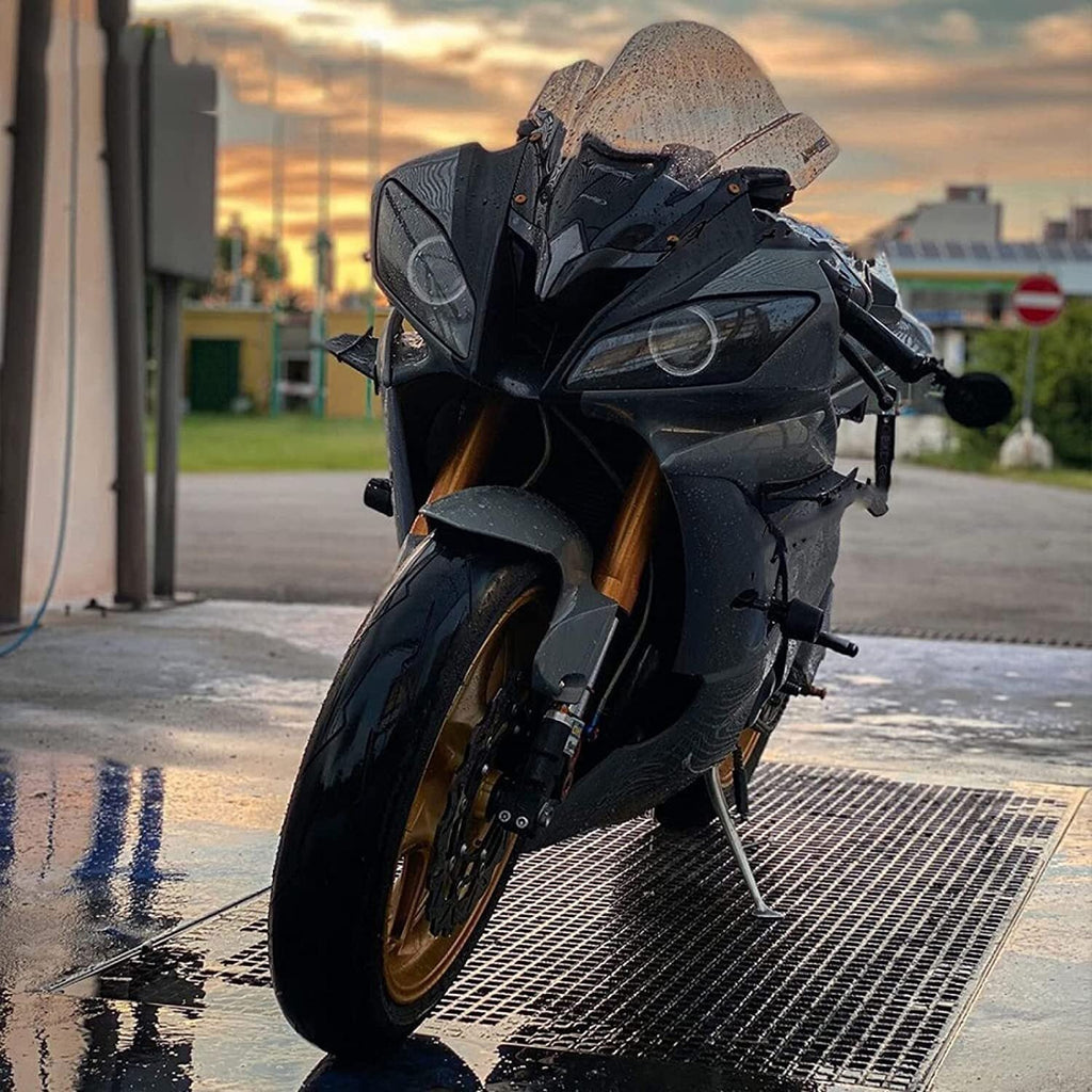 Motorcycle Aerodynamic Fixed Wind Wing Kit Spoiler Fits For Yamaha R15 R25 R3 R6
