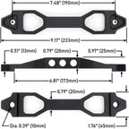 Heavy Duty Battery Hold Down Billet Aluminum Battery Tie Down Bracket J Bolts