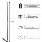 Heavy Duty Battery Hold Down Billet Aluminum Battery Tie Down Bracket J Bolts