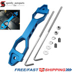Billet Aluminum Battery Tie Down Bracket Bar 220-190MM With 10 inch J bolts