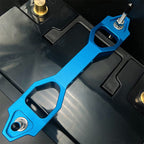 Billet Aluminum Battery Tie Down Bracket Bar 220-190MM With 10 inch J bolts