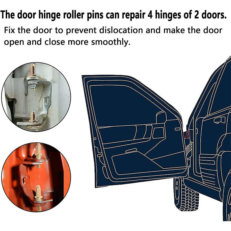 Front Door Hinge Roller Pin and Bushing Repair Kit For Chevy GMC 1999-2007 38453