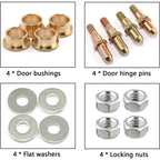 Front Door Hinge Roller Pin and Bushing Repair Kit For Chevy GMC 1999-2007 38453