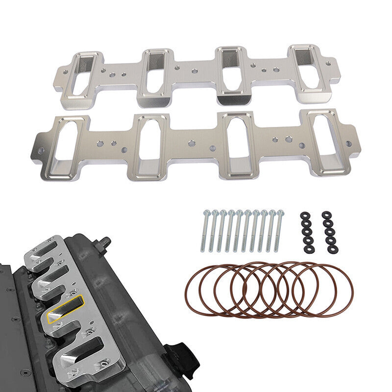 LS Cathedral Port Cylinder Head to Rectangle Port 92mm 102mm Intake Manifold